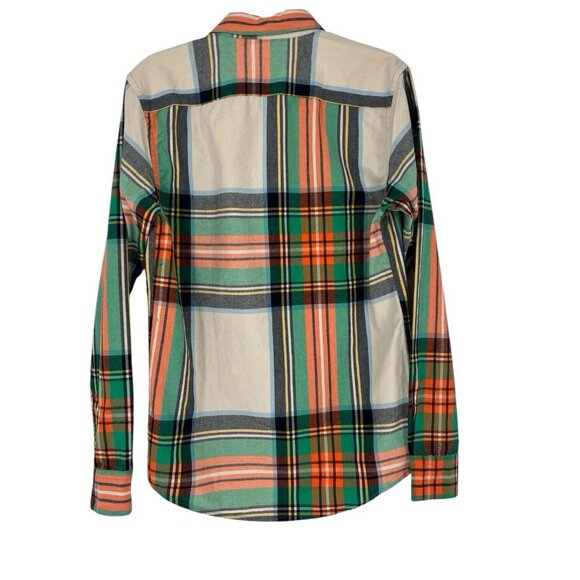 Scotch & Soda Mens Shirt Multi Color Plaid Flannel Button Up Long Sleeve Size M - Picture 2 of 7